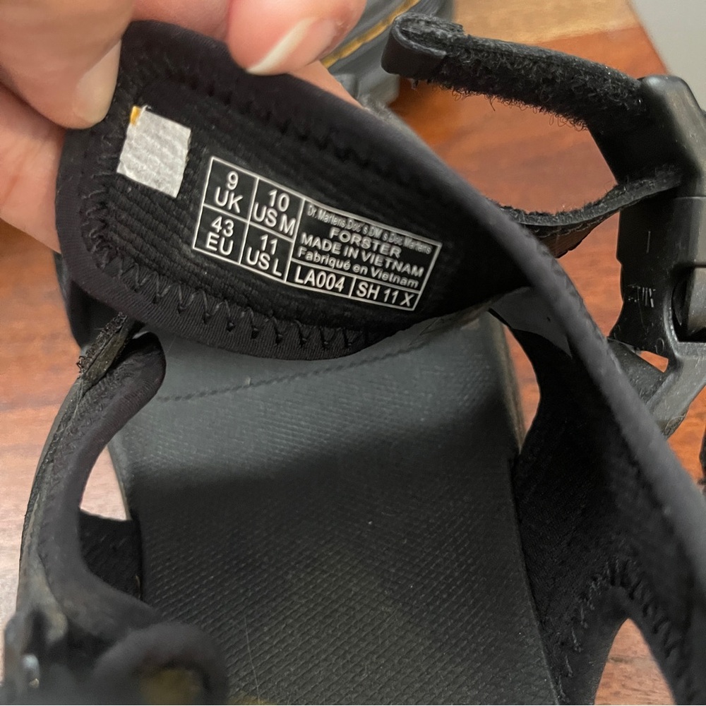 Dr. Martens Black Sandals - Picture 5 of 9